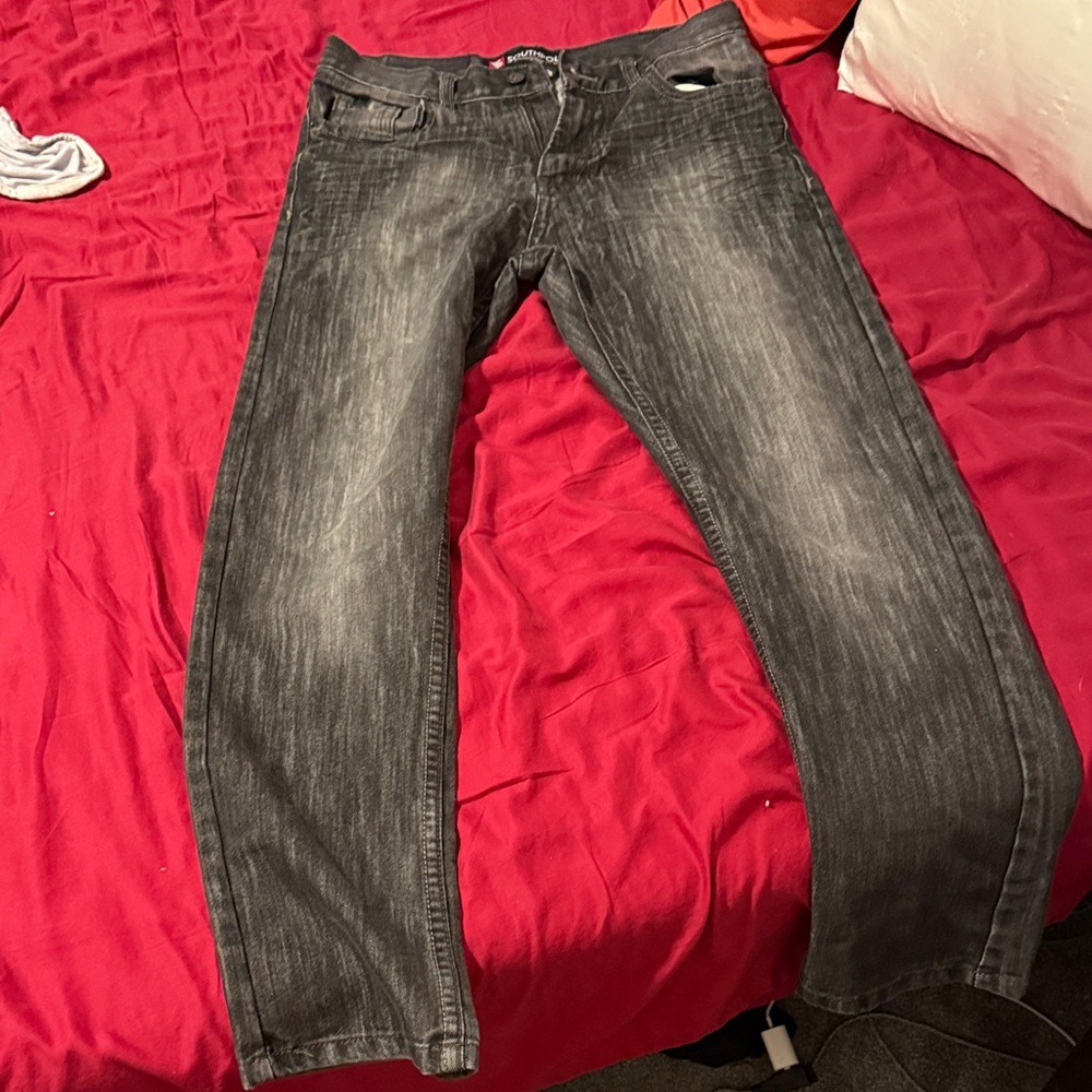 South Pole Charcoal Relaxed Fit Jeans 30x32
